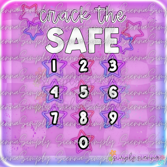 Purple Checker Crack The Safe