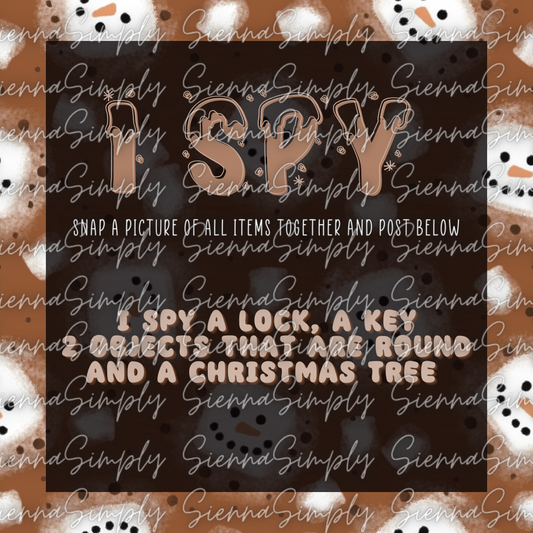 Hot Cocoa I Spy Game