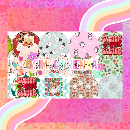 Checkered Snow Globe - GK MOLDS