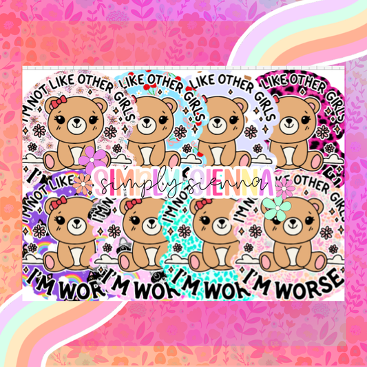 I'm Not Like Other Girls - NATOLLIE CREATIONS