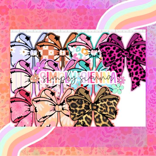 Coquette Bow With Cross - GK MOLDS