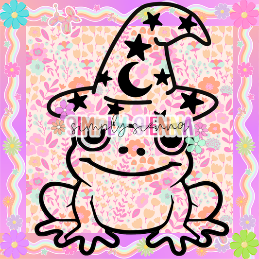 Witchy Frog PNG