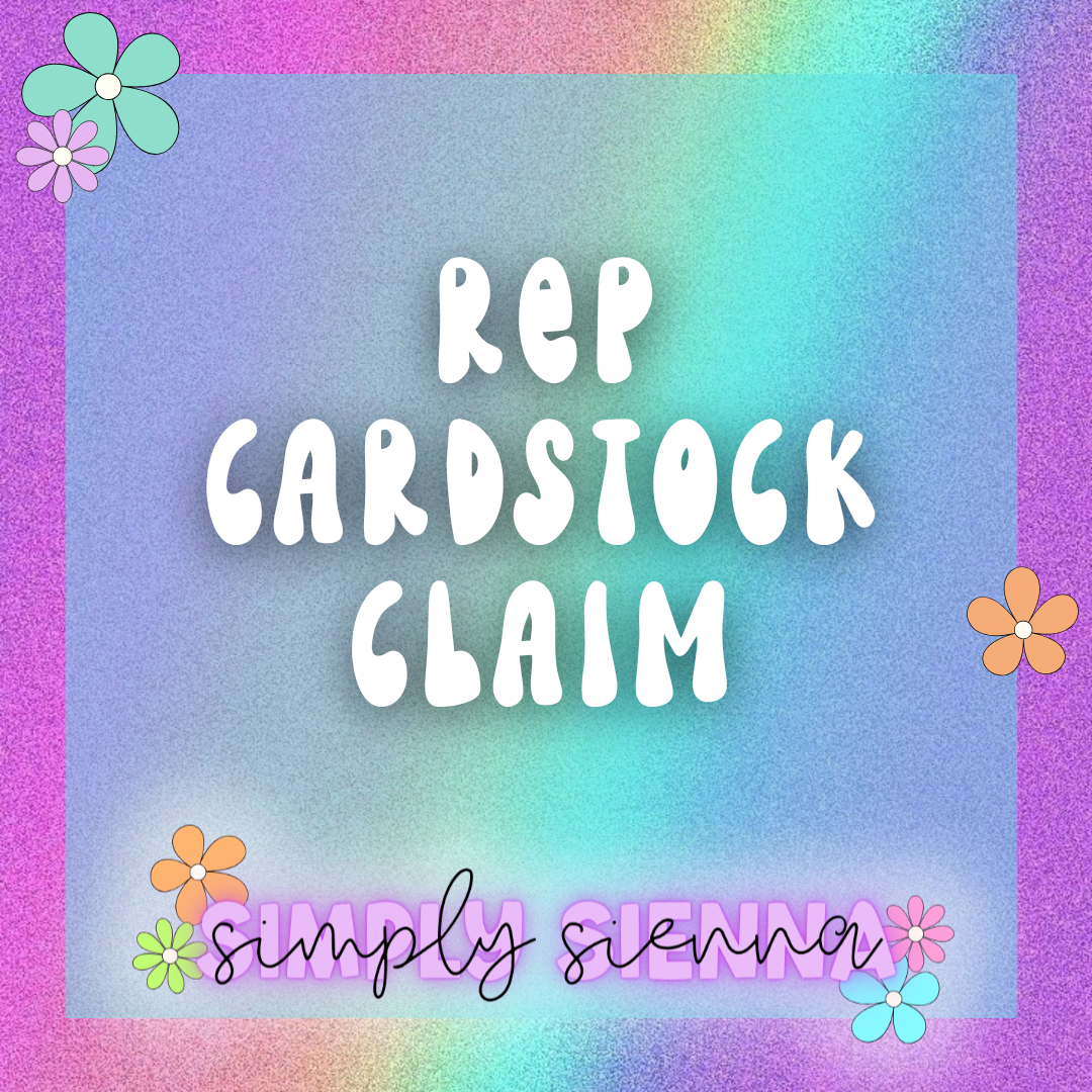 REP cardstock claim