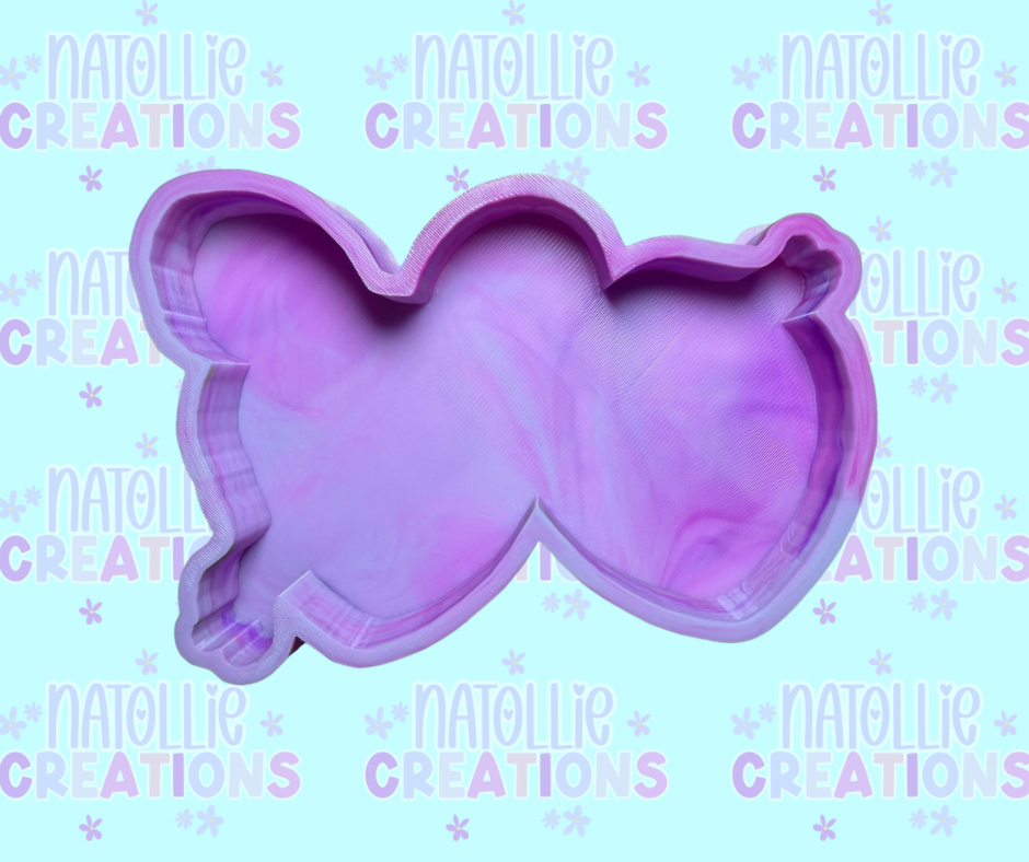 Open Locket Blank Freshie Silicone Mold