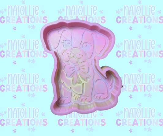 Boxer W/ Bow Freshie Silicone Mold