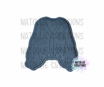 Checkered Sweater + Inserts Freshie Silicone Mold