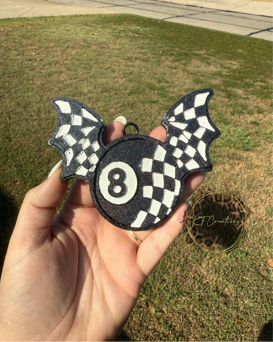 8 Ball Bat Freshie Silicone Mold