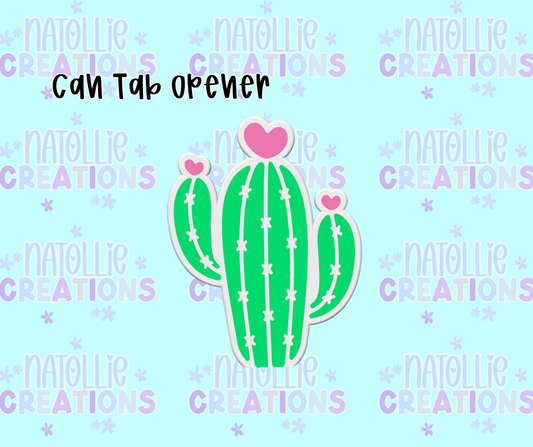 Cactus Can Tab Opener Keychain