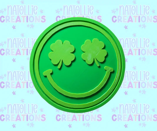Clover Eye Smiley Insert Freshie Silicone Mold