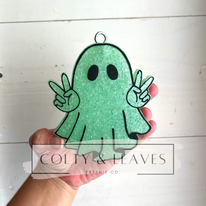 Peace Ghost Freshie Silicone Mold