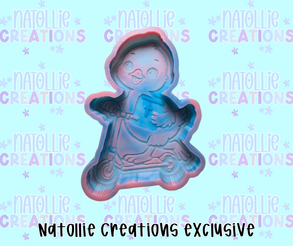 Goose Scooter Freshie Silicone Mold