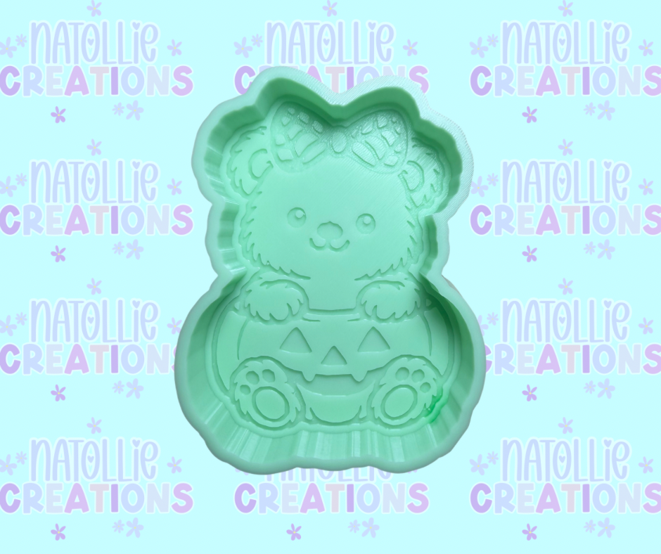 Pumpkin Bear Freshie Silicone Mold