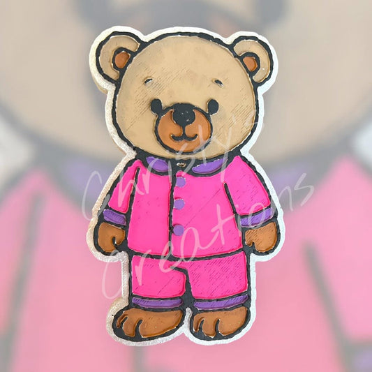 Pajama Bear Freshie Silicone Mold