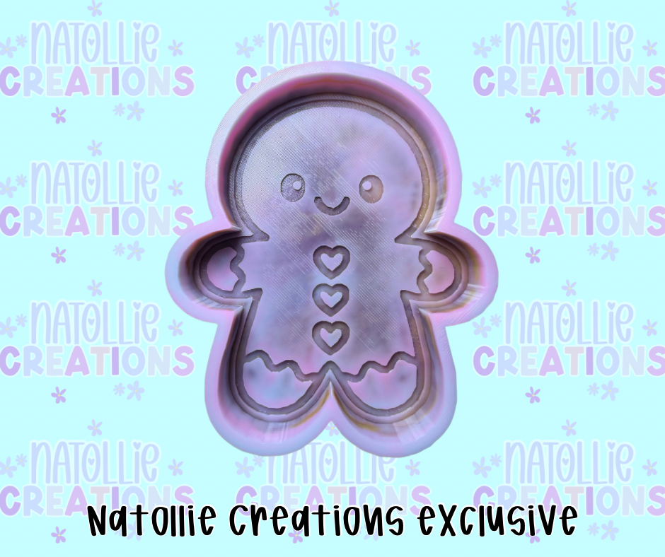 Cute Gingerbread Freshie Silicone Mold