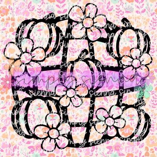 Disco With Pumpkins PNG