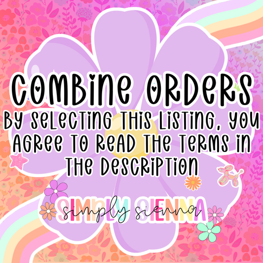 Combine Orders