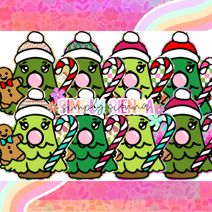 Bubblegum Tree With Gingerbread & Candy Cane - TB MOLDS