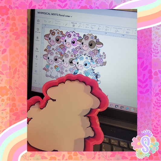 Flower Cow - WHIMSICAL WIFFS