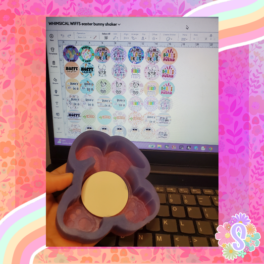 Easter Bunny Shaker - WHIMSICAL WIFFS