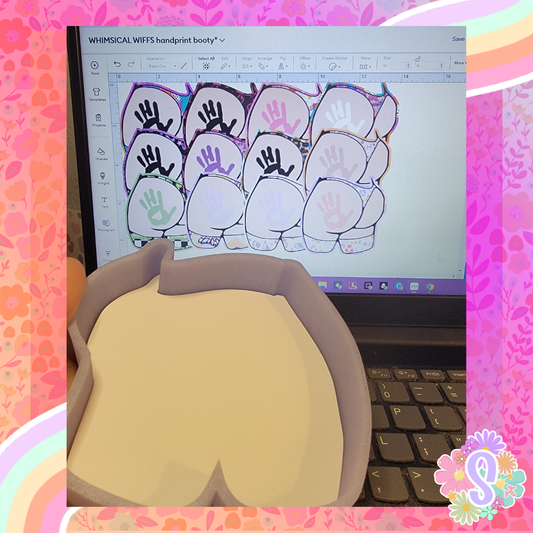 Hand Print Booty - WHIMSICAL WIFFS