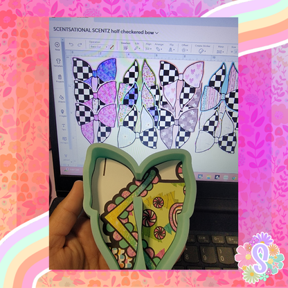Half Checkered Bow - SCENT-SATIONAL SCENTZ