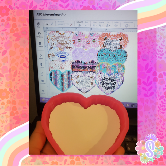 Talavera Heart - ABC MOLDS