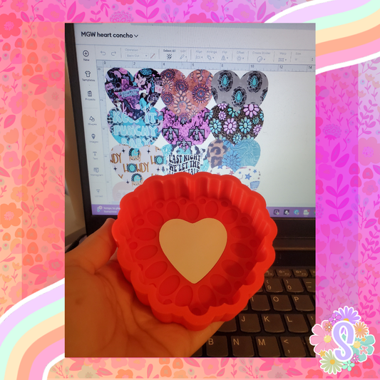 Heart Concho - MOLDS GONE WILD