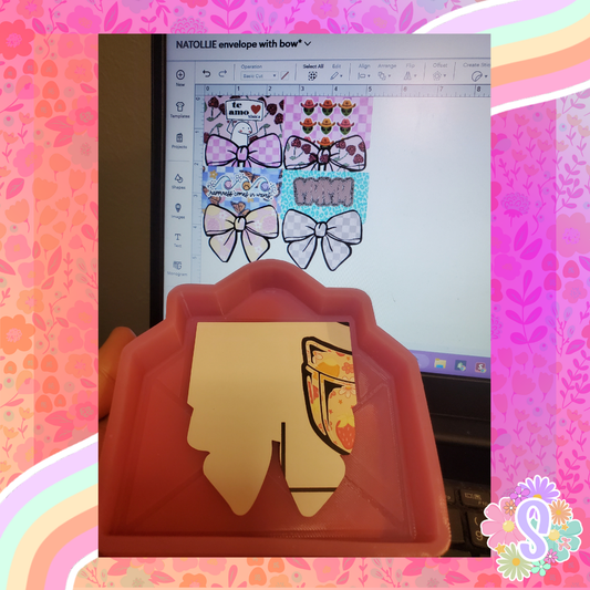 Envelope With Bow - NATOLLIE CREATIONS