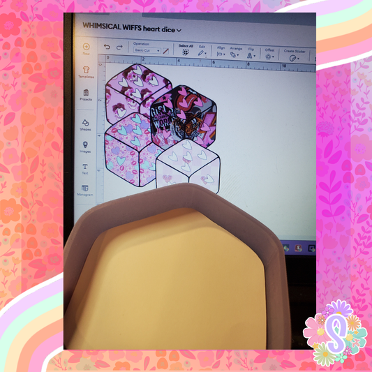 Heart Dice - WHIMSICAL WIFFS