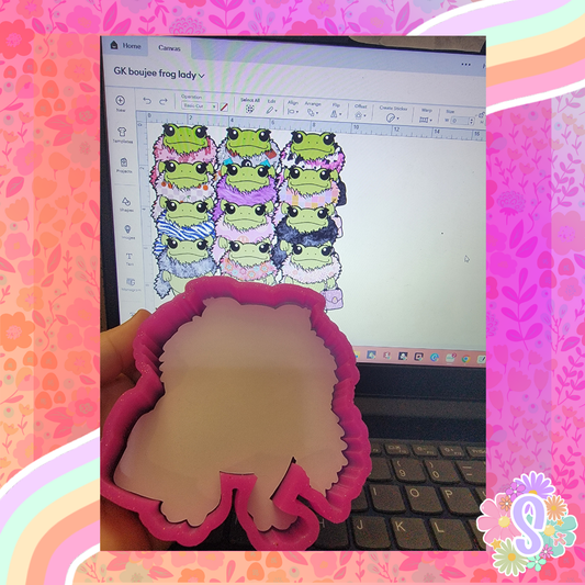 Boujee Frog Lady - GK MOLDS