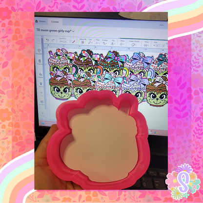 Mean Green Girly Cup - TB MOLDS