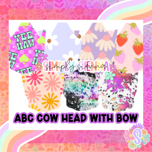 Cow Head With Bow - ABC MOLDS