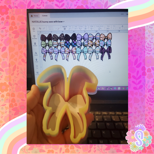 Bunny Ears With Bow - NATOLLIE CREATIONS