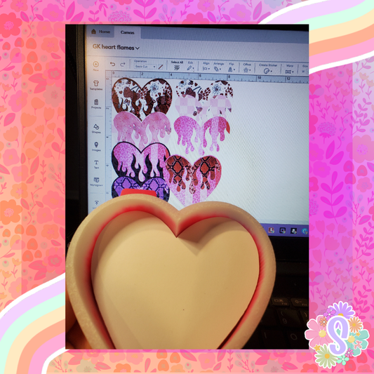 Flame Heart - GK MOLDS