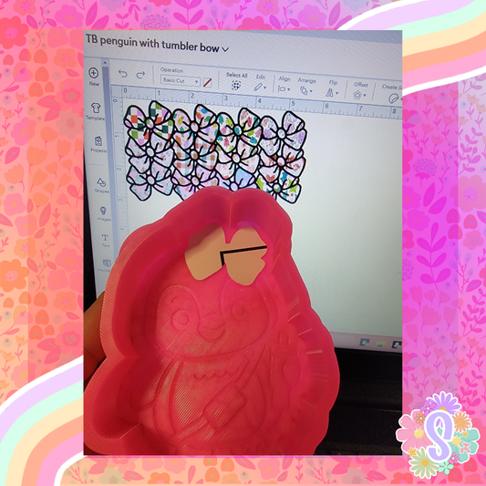 Penguin With Tumbler - TB MOLDS