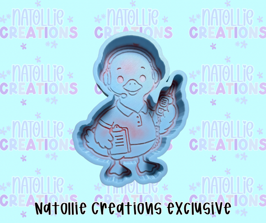Dispatcher Goose Freshie Silicone Mold