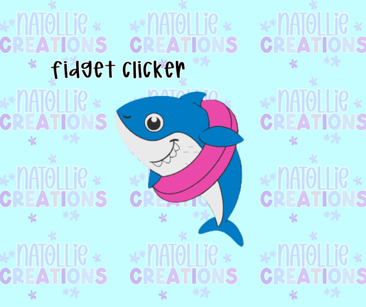 Floatie Shark Clicker Fidget