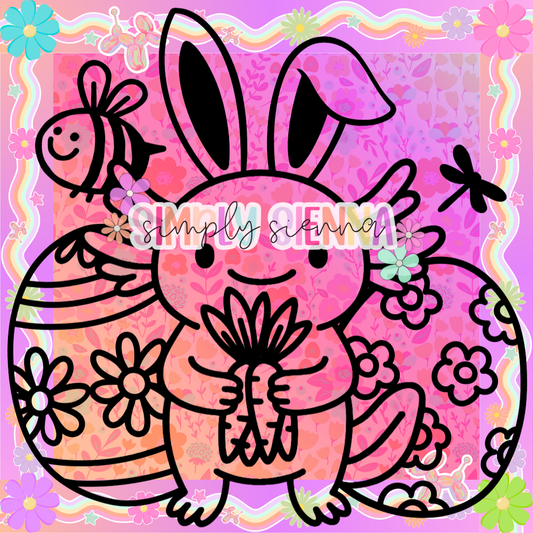 EASTER AXOLOTL PNG