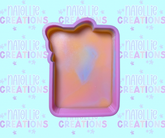 Card W/ Bow Freshie Silicone Mold