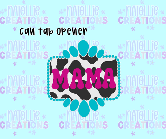 Western Mama Can Tab Opener Keychain