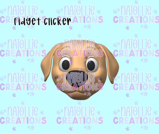 Dog Head Clicker Fidget