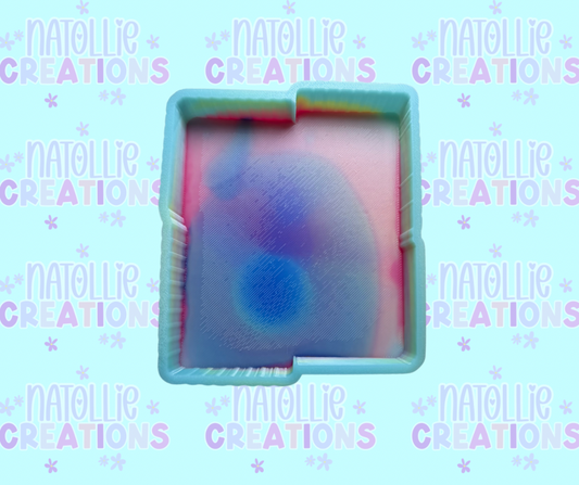 Collage Stamp Blank Freshie Silicone Mold