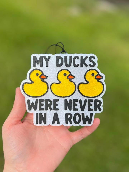 My Ducks Were Never In A Row Freshie Silicone Mold
