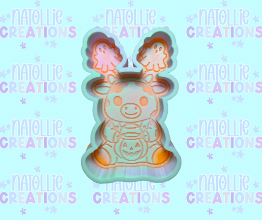 Ghost Headband Cow Freshie Silicone Mold