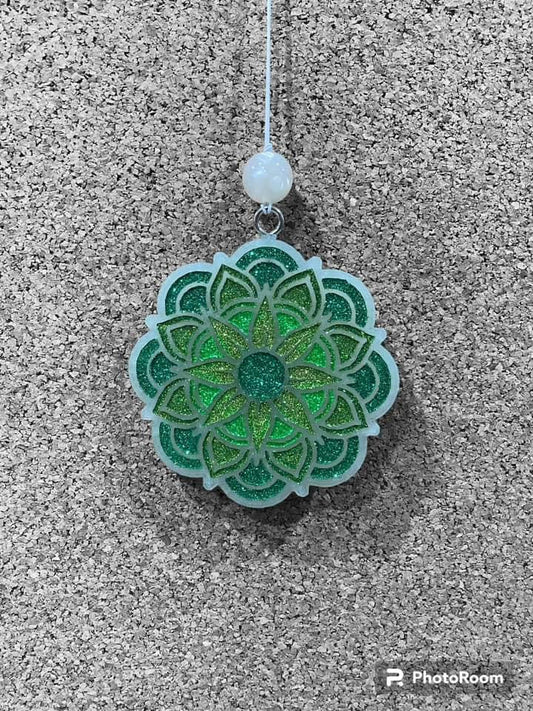 Mandala Flower Freshie Silicone Mold