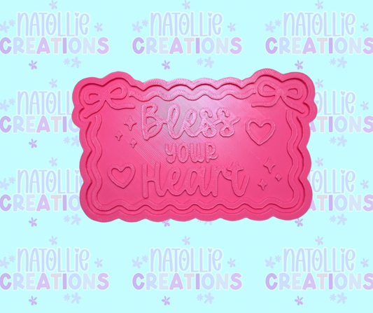 Bless Your Heart Insert Freshie Silicone Mold