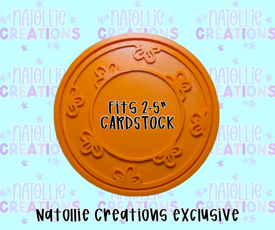 Floral Frame Insert Freshie Silicone Mold
