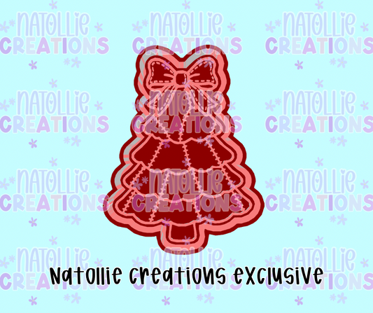 Patchwork Christmas Tree Freshie Silicone Mold