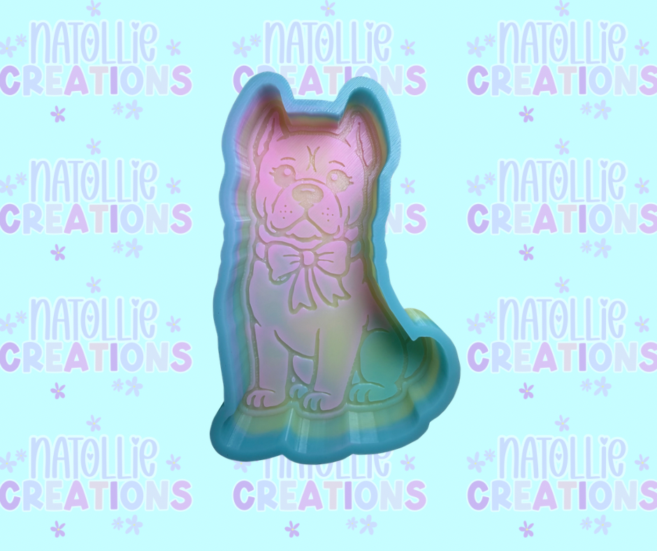 Cane Corso W/ Bow Freshie Silicone Mold
