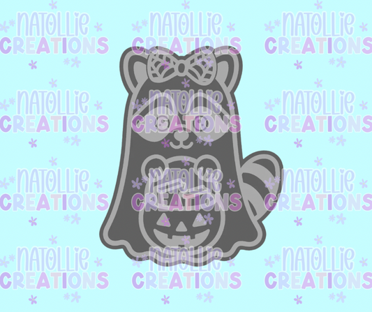 Raccoon Ghost Freshie Silicone Mold
